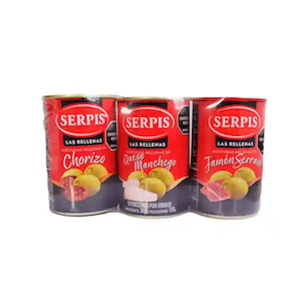 Serpis Aceitunas Rellenas de Jamón Serrano
