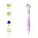 Esfero Con Brillos Tinta Azul Penguin Penman Family Gris Miniso