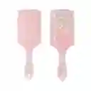 Cepillo Shiny Pink Grande Cuadrado Patrón de Diamantes Miniso