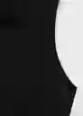 Vestido Vila Negro Talla M Mujer Mango