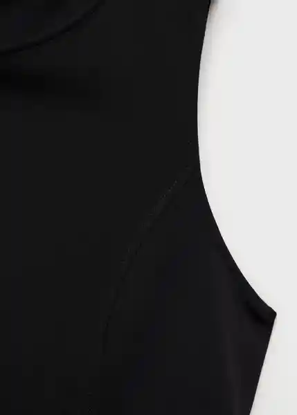 Vestido Vila Negro Talla M Mujer Mango