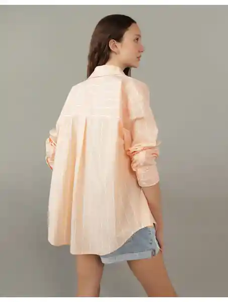 Camisa Mujer Naranja Talla X-SMALL American Eagle