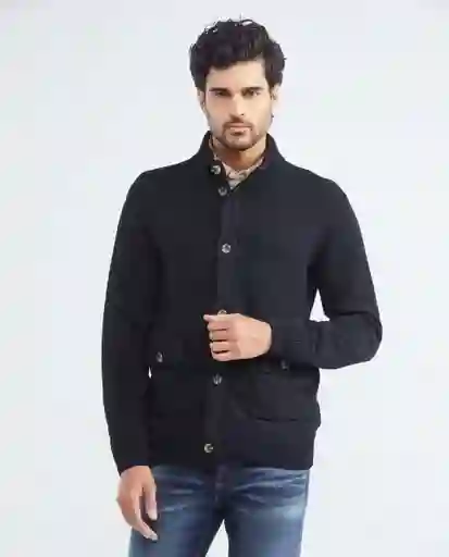 Chaqueta Utility Negro Sombrío Ultraoscuro Talla L Hombre Chevignon