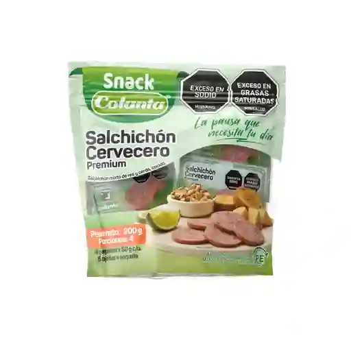 Colanta Salchichon Cervecero Tajado