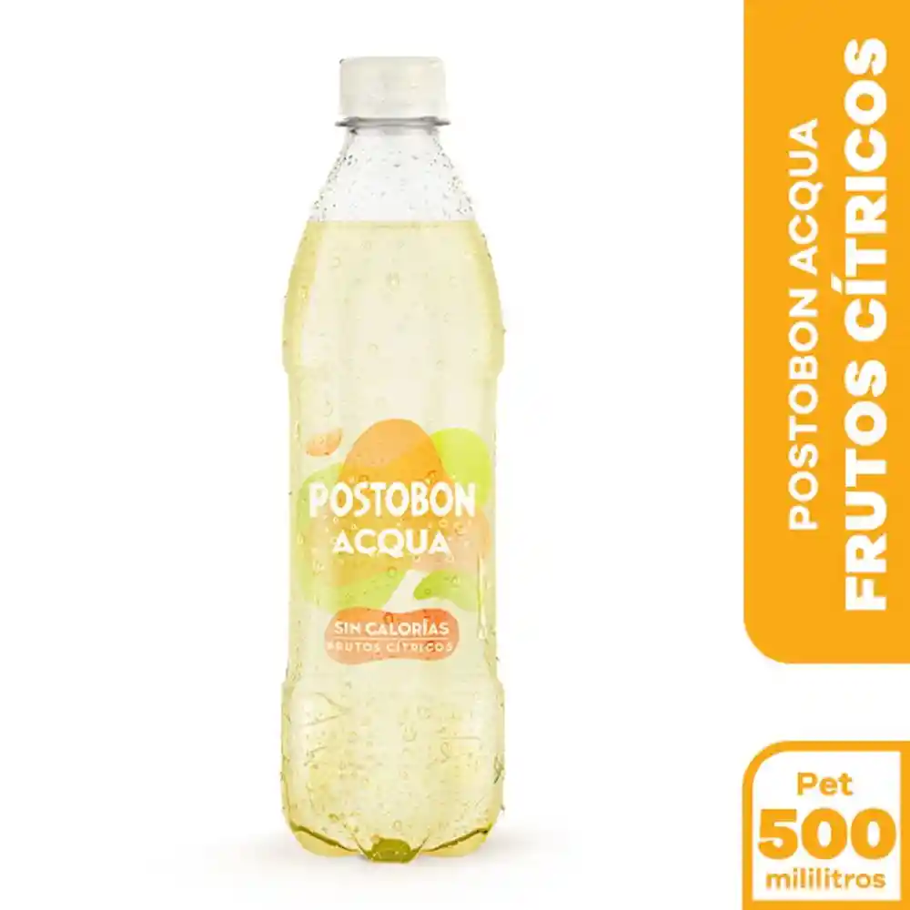 Postobón Acqua Gaseosa Frutos Cítricos 500 mL