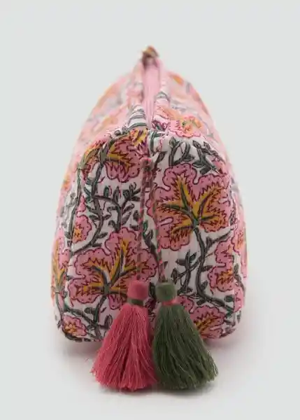 Neceser P Loto Rosa Talla 99 Mujer Mango
