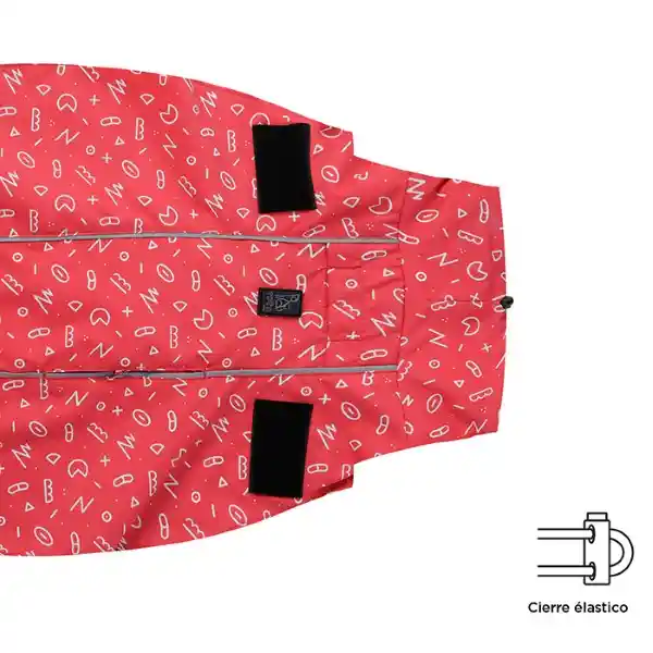 Capa Lluvia Mascota Sussy Rojo Talla M 5RX Totto