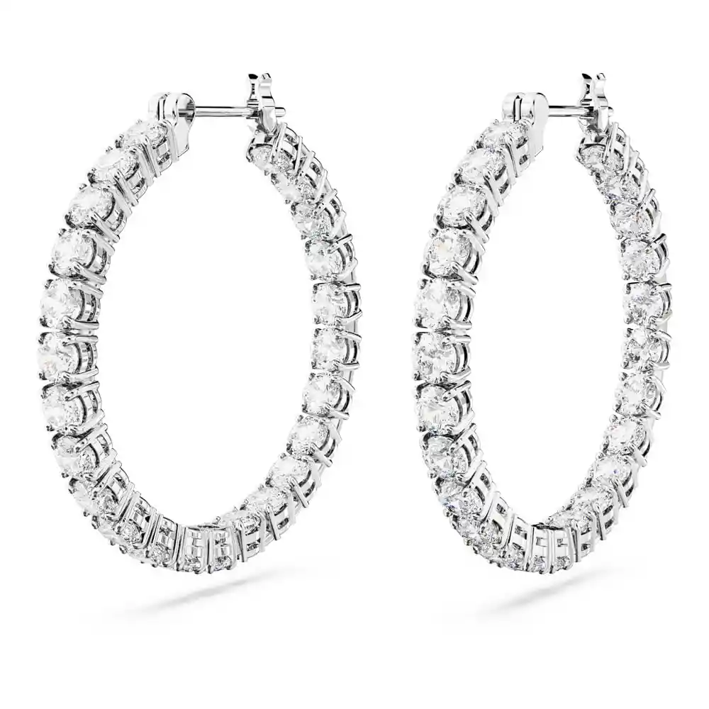 Aretes Matrix Blanco 5647715 Swarovski