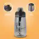 Vaso Plástico Mango Silicona Jurassic Azul Oscuro 500 mL Miniso