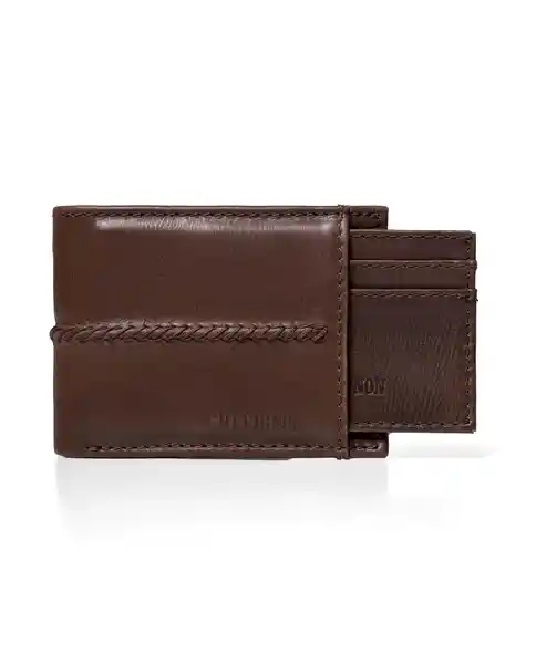 Billetera Clas Flat Braid Negro Sombrio Chevignon