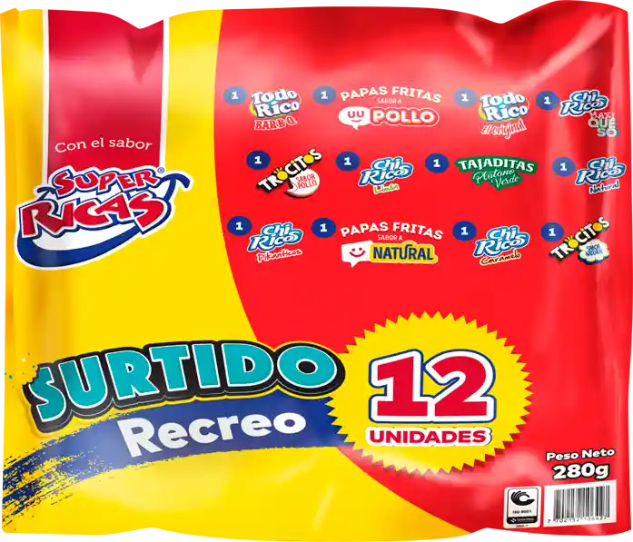 Super Ricas Pasabocas Surtidos Recreo