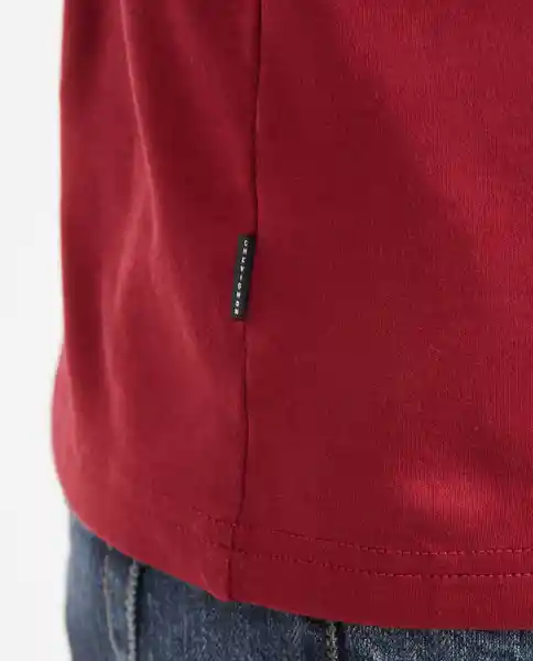 Camiseta Basic Colors Rojo Sangría Oscuro T. XXL Chevignon