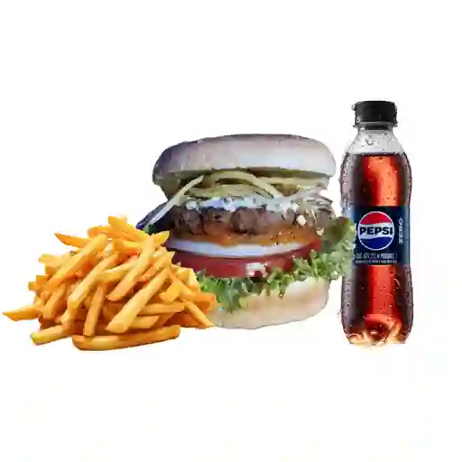 Combo hamburguesa clásica