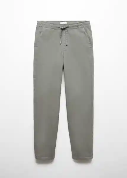 Pantalón Alvaro Niños Verde Talla 21 Mango