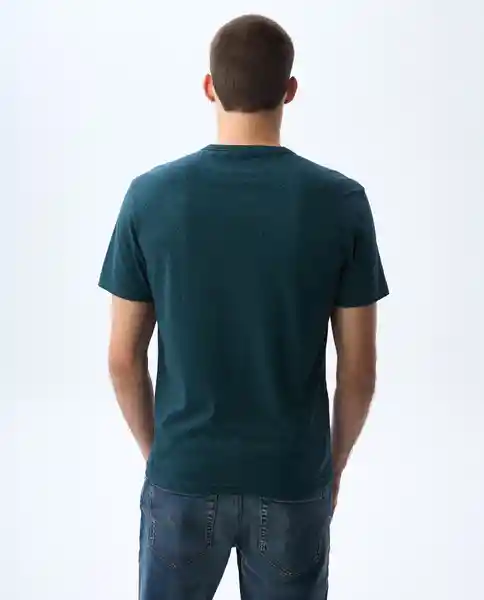 Camiseta Hombre Verde Talla M 841G001_VER195420 Americanino