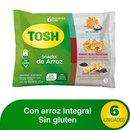 Tosh Snacks de Arroz Sabores Surtidos