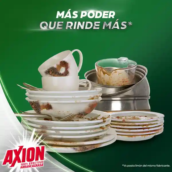 Lavaplatos en Crema Axion Xtreme 850g