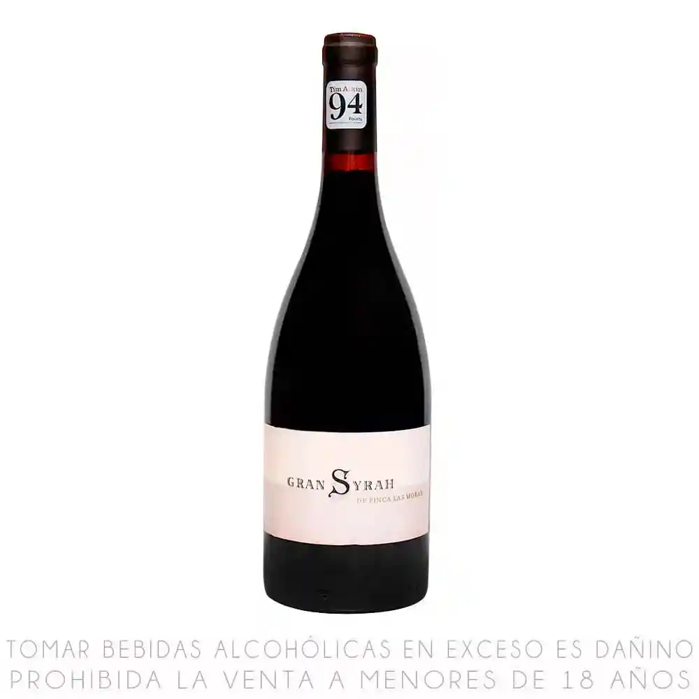 Las Moras Vino Gran Reservasyrah Tinto 750 Ml