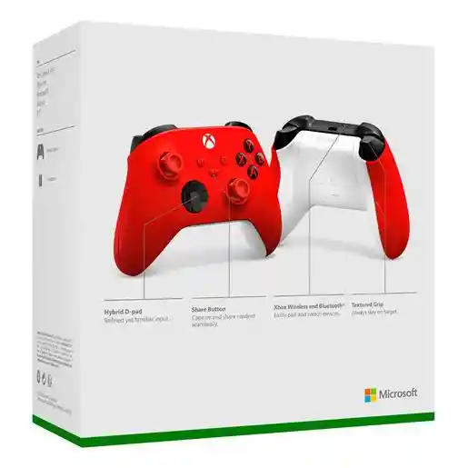 Xbox Control Joystick Inalámbrico Microsoft Wireless Controller Series X|S Pulse Red