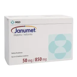 Janumet 50 Mg/850 Mg Tableta Recubierta