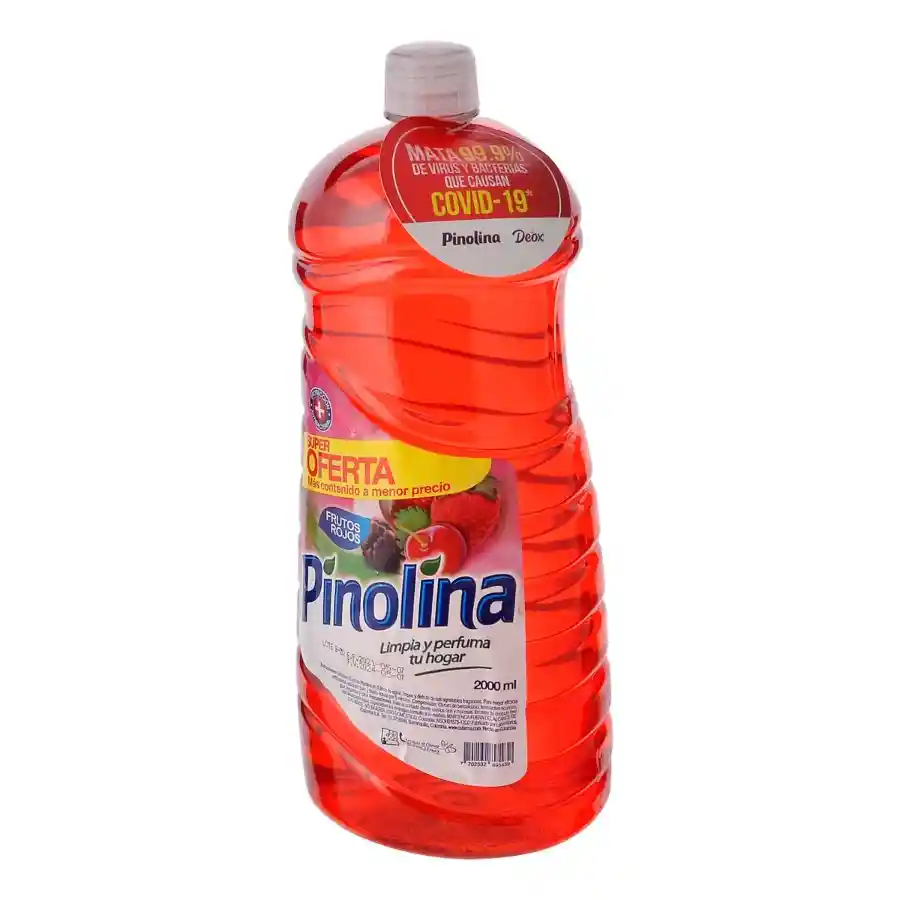 Limpiapisos Pinolina Antibacterial Frutos Rojos Oferta