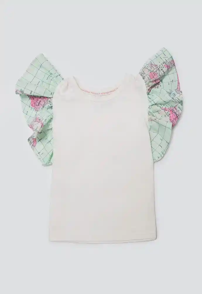 Camiseta Manga Sisa 9/12meses-estampad4