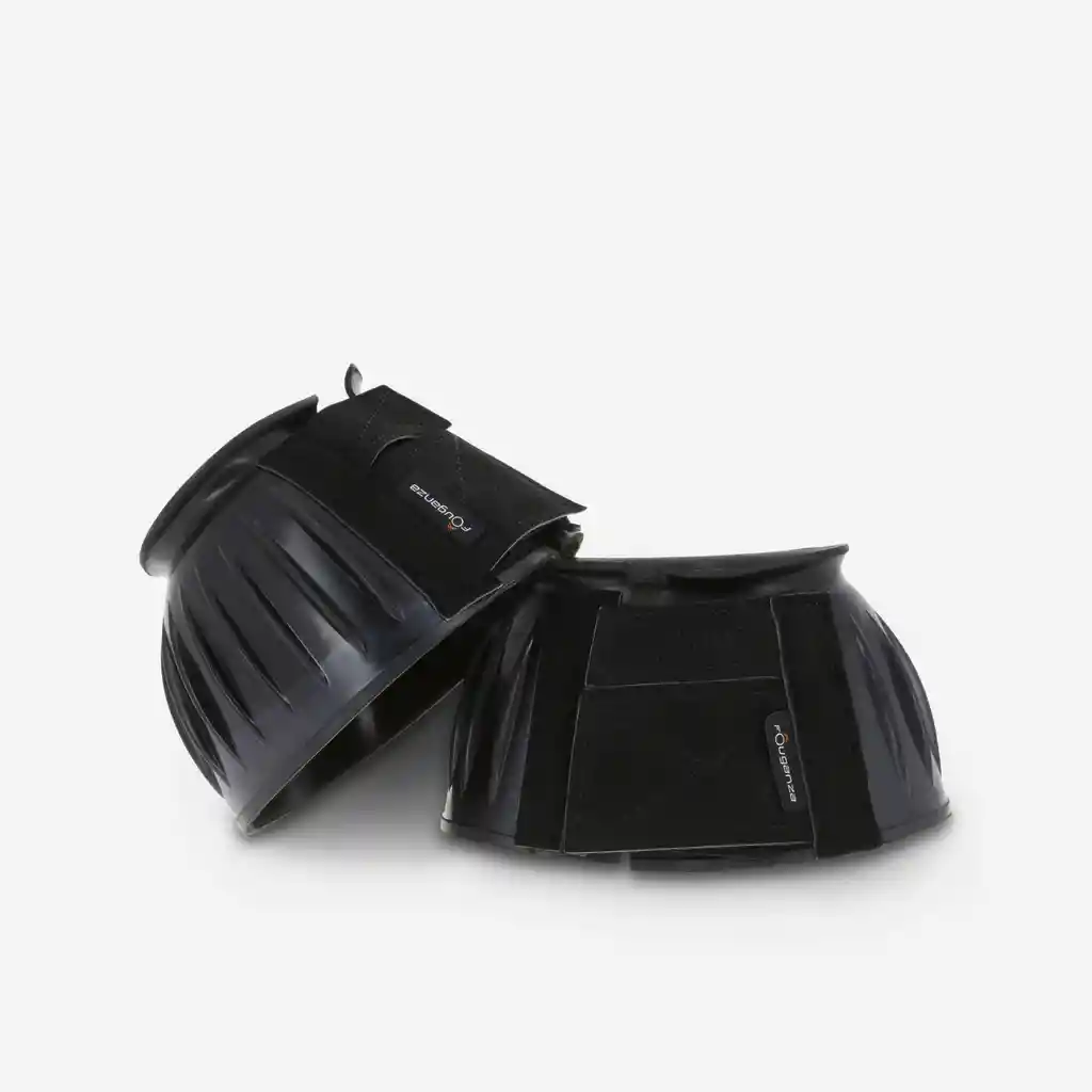 Campanas de Protección Para Caballo de Equitación - Fouganza 100 Negro