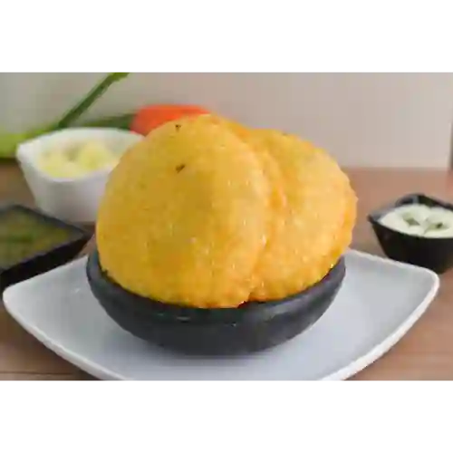 Arepa Carne con Queso