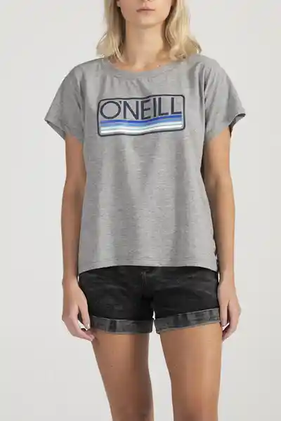 ONeill Camisa Classic Headquarters Femme Gris Oscuro Talla XS