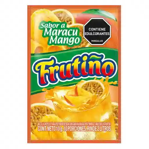 Refresco en Polvo Frutino Sabor a Maracu Mango (10 Gr)