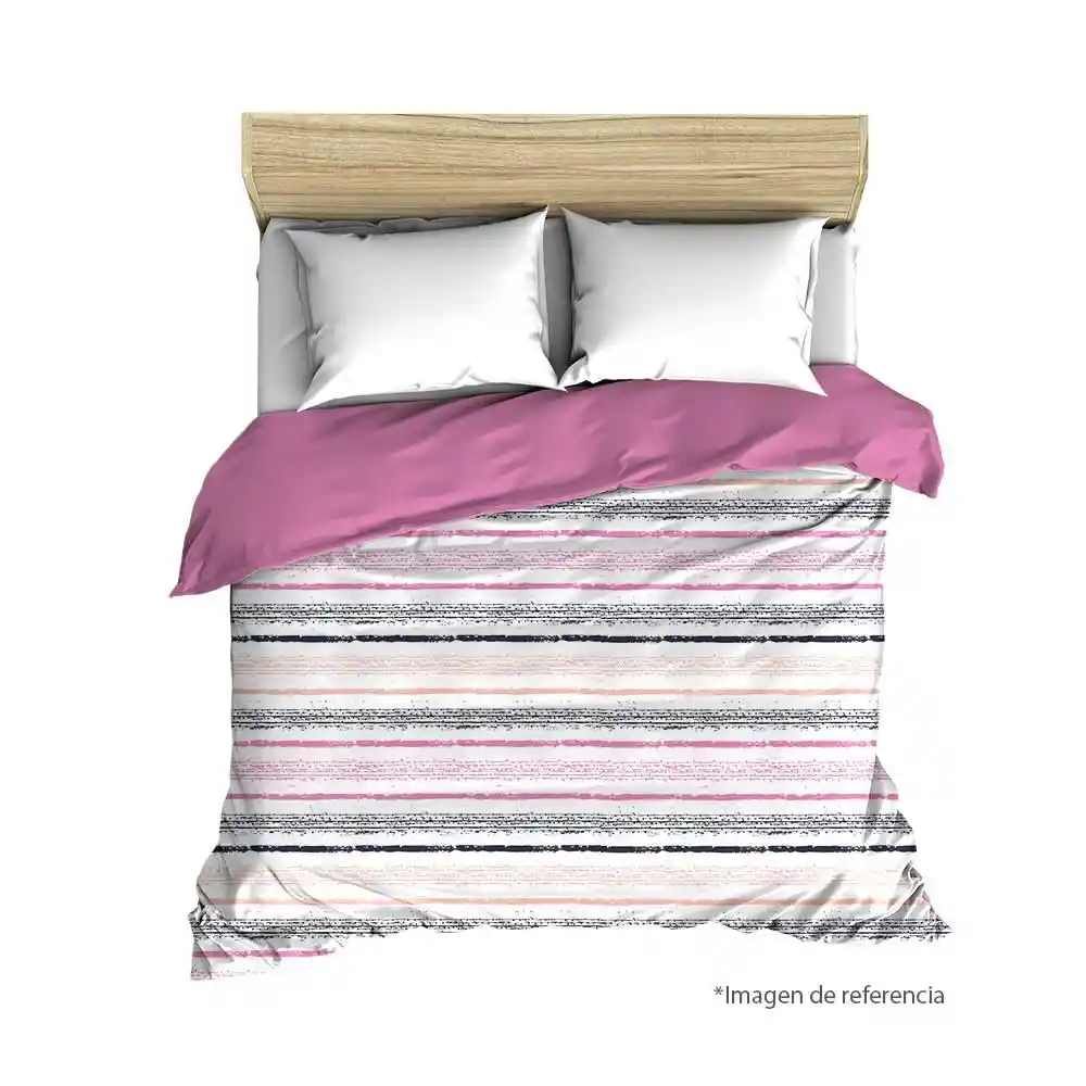 Edredon Estampado Exito Queen (160 X 190 Cm) Poliéster Coky