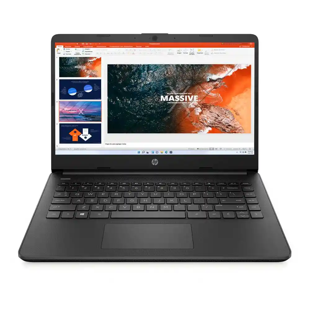 Portátil Hp 14 Pulgadas Intel Pentium 256 Gb Ssd 4 Gb Ram 14-dq0503la