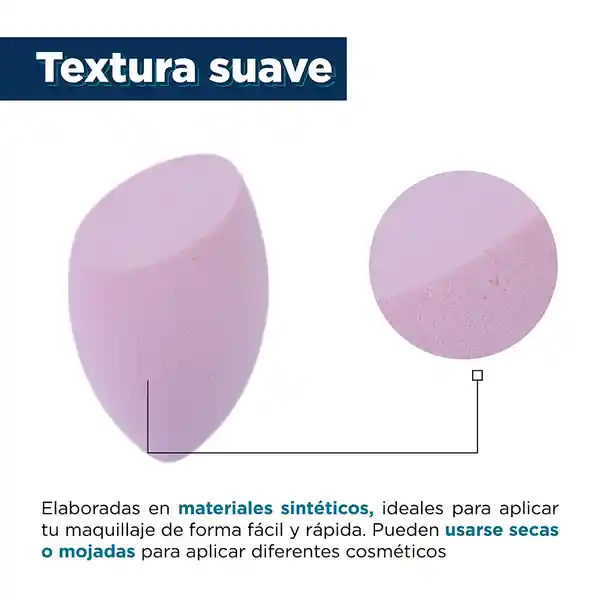 Esponja de Maquillaje Inclinada Con Estuche Sakura Miniso