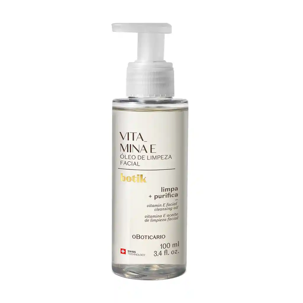 Óleo Limpiador Facial Vitamina e Botik