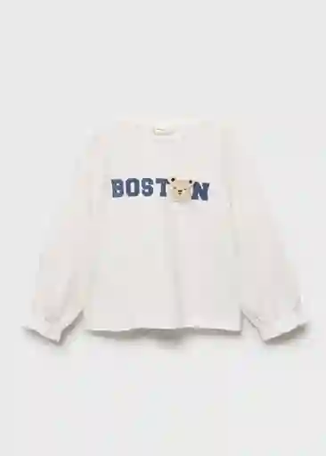 Camiseta Boston Offwhite Talla 69 Niña Mango