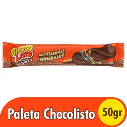 Chocolisto Helado Paleta Sabor Chocolate