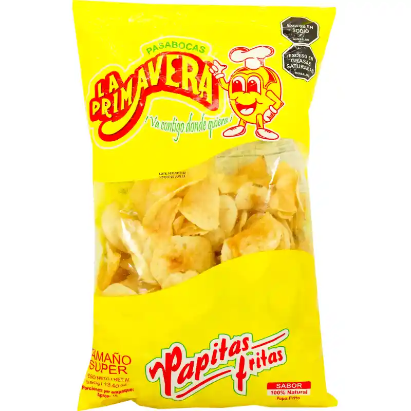 La Primavera Papas Fritas Sabor Natural