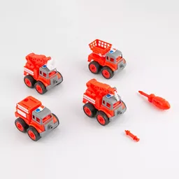 Maypa Camión Bomberos Rojo Plástico 35 x 8 cm