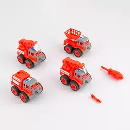 Maypa Camión Bomberos Rojo Plástico 35 x 8 cm