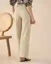 Pantalón Beige Perlado Claro Talla 12 631G025 Esprit