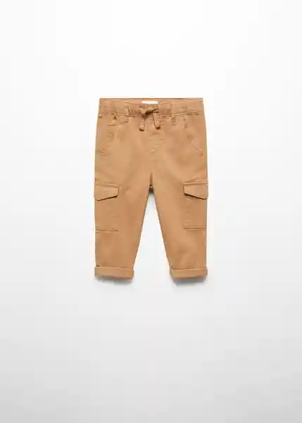 Pantalón Flores Niños Tabaco Talla 70 Mango