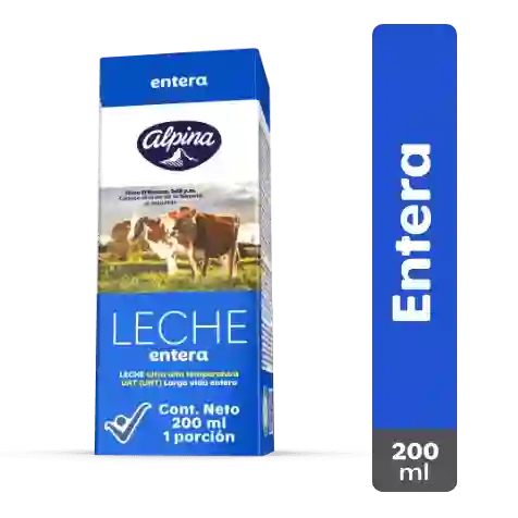 Cajita Leche Entera Alpina