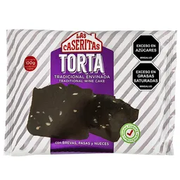 Las Caseritas Torta Envinada Nuez Pasa Breva Panadería Dulce