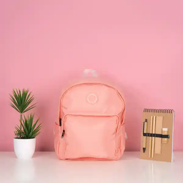 Mochila de Moda Youth With You Rosa Miniso