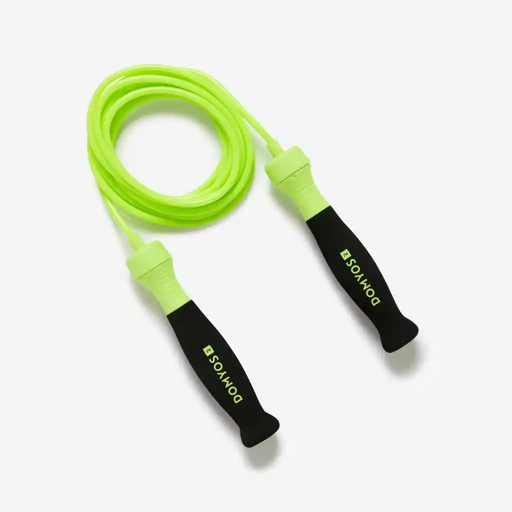 Lazo Para Saltar De Fitness Domyos 500 Verde Fluorescente