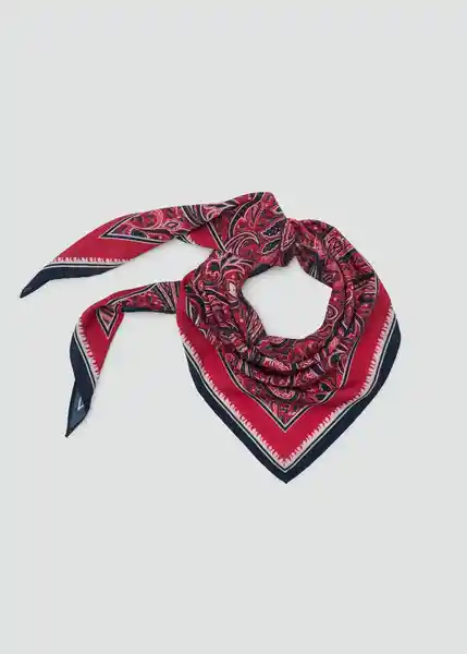 Pañuelo Bari2 Rojo Talla 99 Mujer Mango