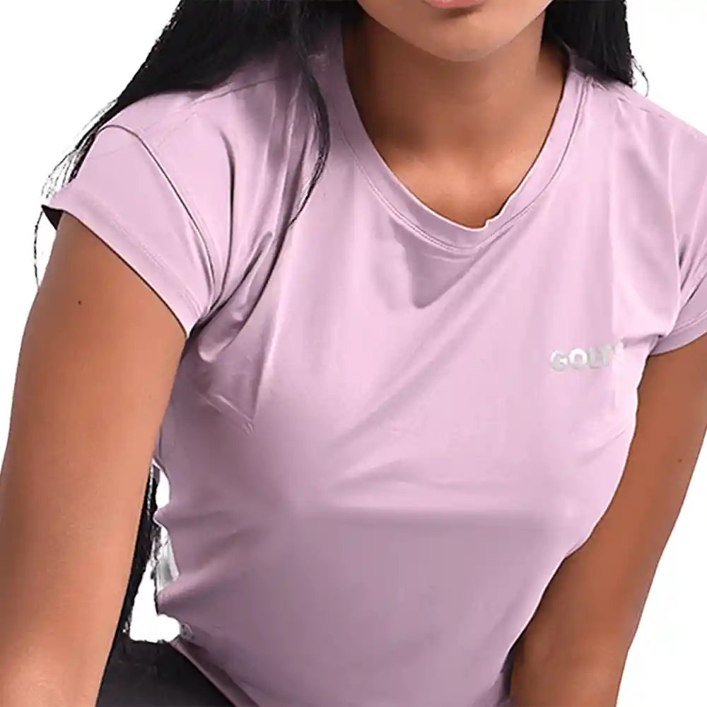 Camiseta Dry Active Uva/blanco Golty