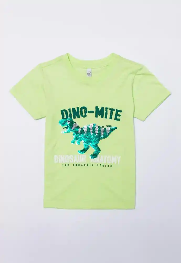 Camiseta Manga Corta 2t-verde