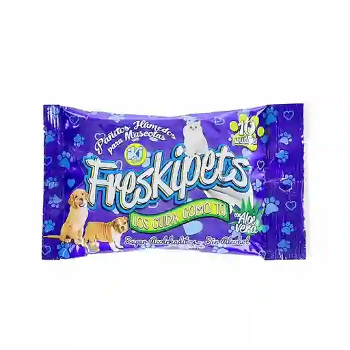 Freskipets Paño Húmedo Aloe Vera
