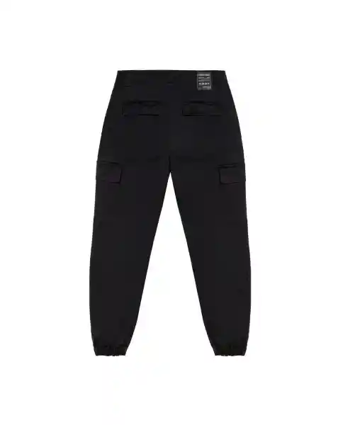 Pantalón Cargo Masculino Negro Sombrio Talla 30 Chevignon